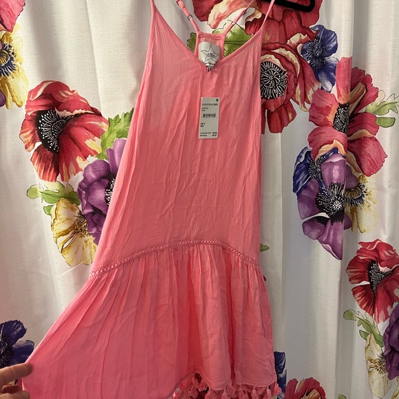 Pink AREA Stars sun dress XS NWT - Picture 6 of 7